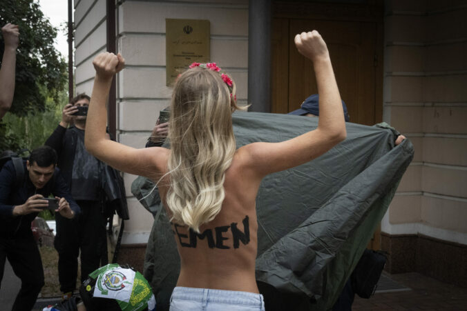 Protest v Kyjeve