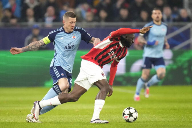 Futbal (Liga majstrov): Slovan Bratislava - AC Miláno